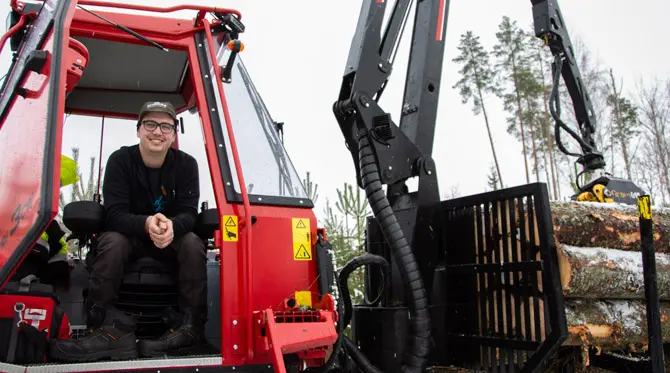 Kalle Jofs, Lövbacka skog. Foto: Ulrika Lagerlöf/Skogssällskapet