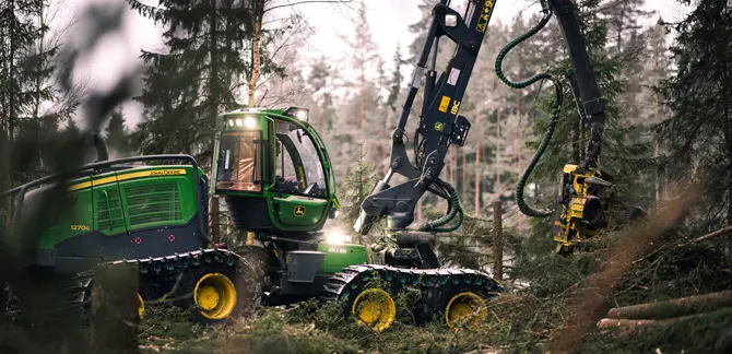 Skördare. Foto: Fredrik Karlsson