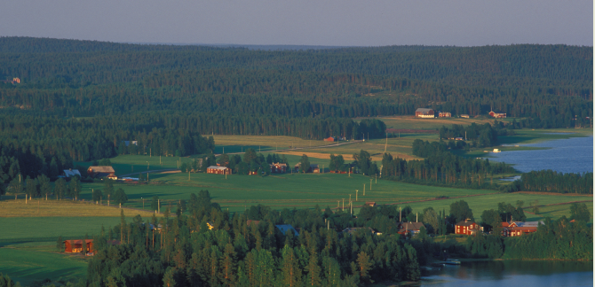Bild på landsbygd i Sverige. Foto; iStock